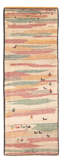 Runner Gabbeh Rug - Perser - 205 x 78 cm - multicolored