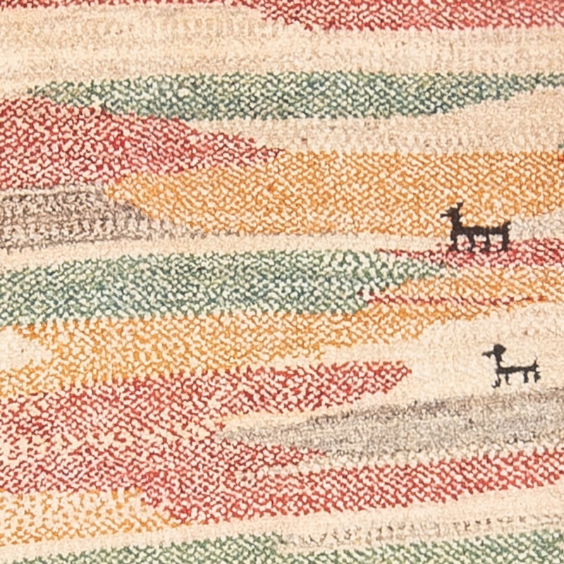 Runner Gabbeh Rug - Perser - 205 x 78 cm - multicolored