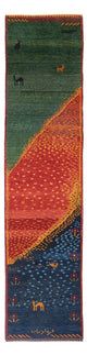 Persian Gabbeh Rug 285x68cm - Perserteppich Wollteppich