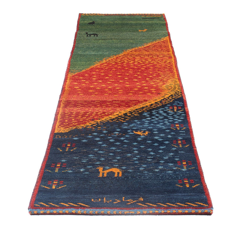 Runner Gabbeh Rug - Perser - 285 x 68 cm - multicolored