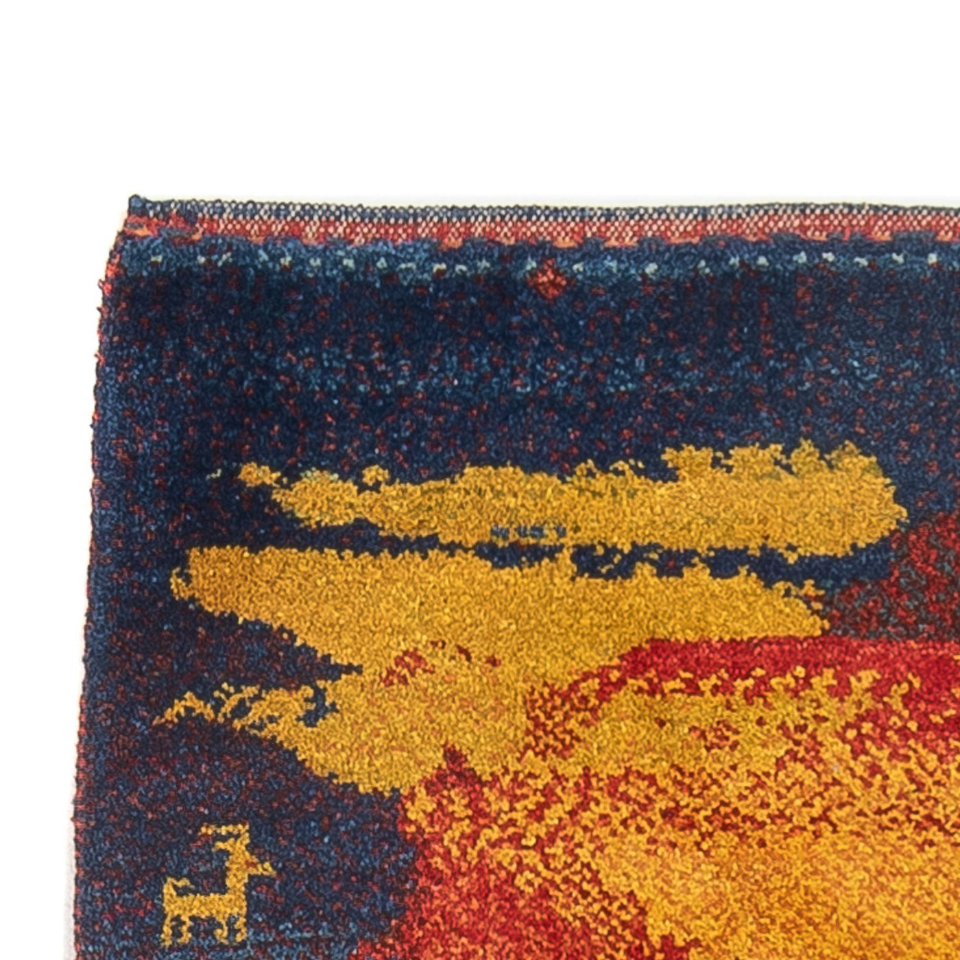 Persian Gabbeh Rug 212x80cm - Perserteppich Wollteppich