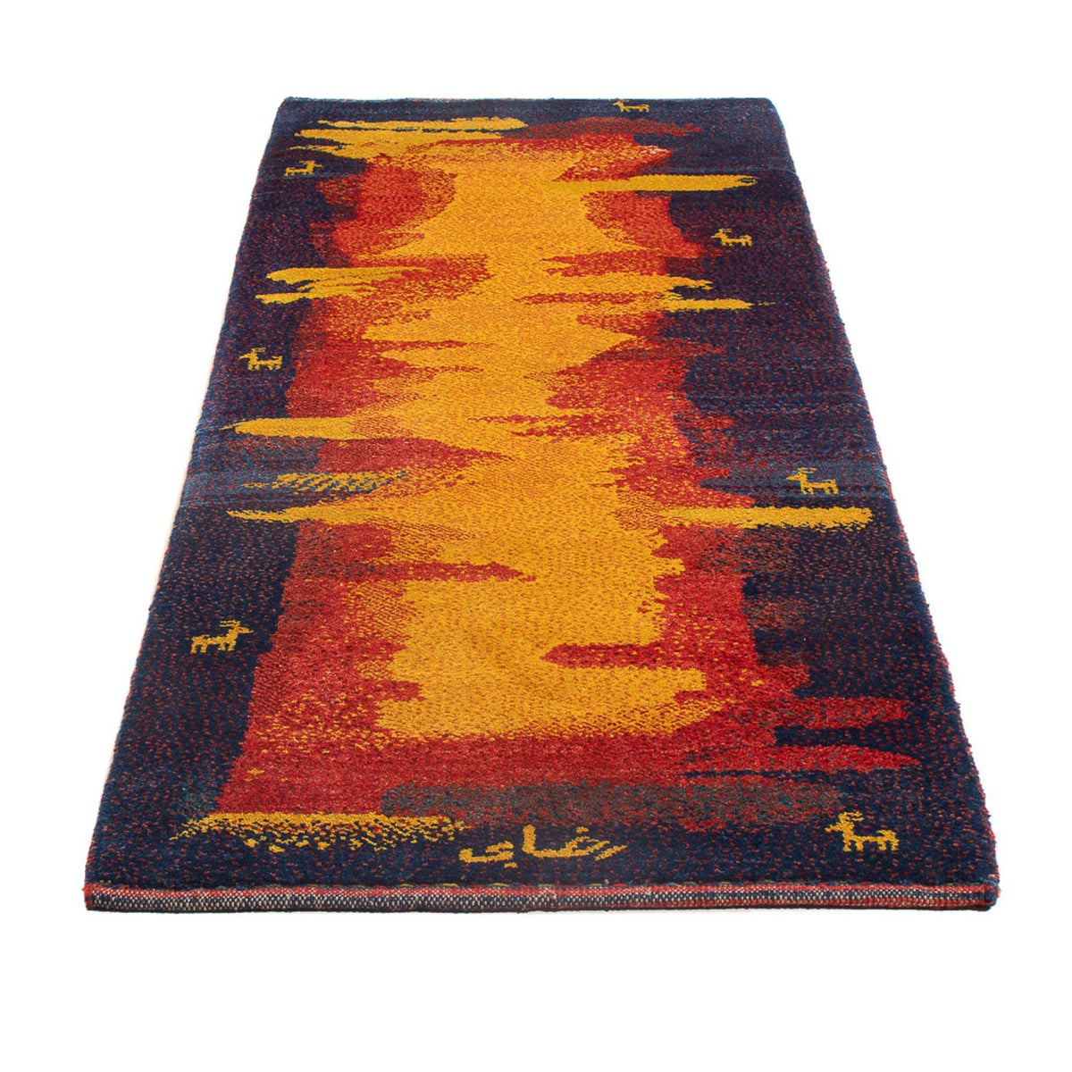 Runner Gabbeh Rug - Perser - 212 x 80 cm - multicolored