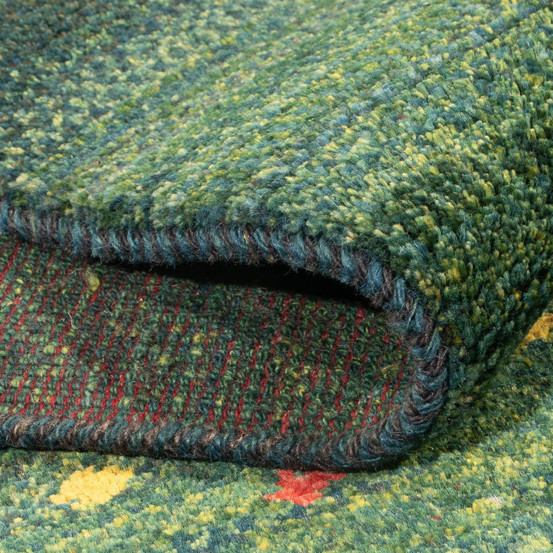 Runner Gabbeh Rug - Perser - 202 x 78 cm - green