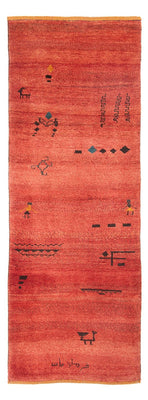 Runner Gabbeh Rug - Perser - 225 x 83 cm - light red