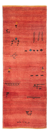 Runner Gabbeh Rug - Perser - 225 x 83 cm - light red