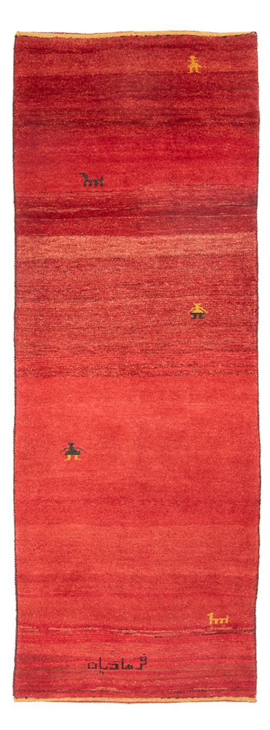 Runner Gabbeh Rug - Perser - 227 x 85 cm - red