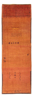 Runner Gabbeh Rug - Perser - 247 x 87 cm - terracotta
