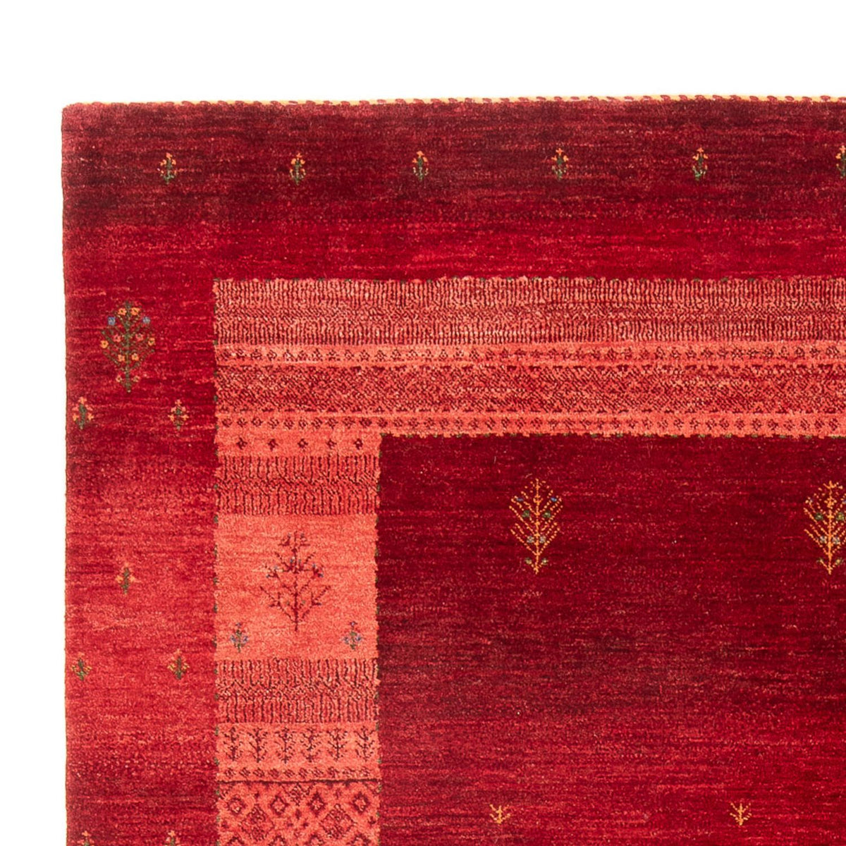 Gabbeh Rug - Loribaft Perser - 257 x 173 cm - red