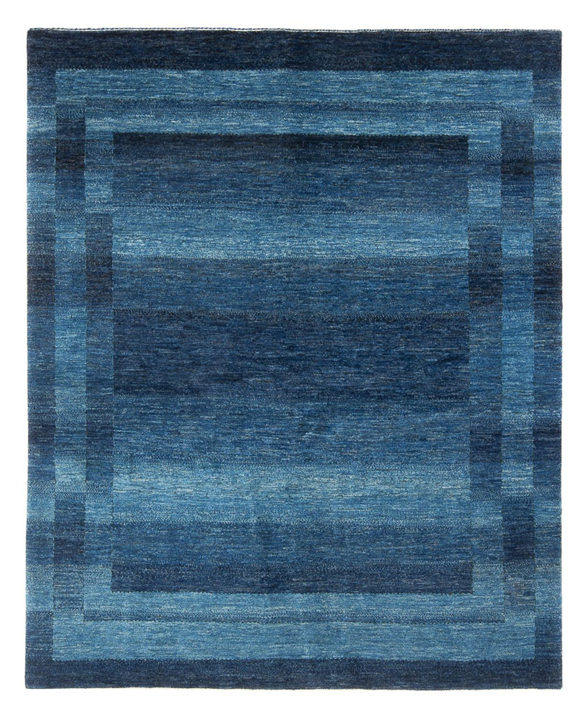 Gabbeh Rug - Loribaft Perser - 225 x 186 cm - sea blue