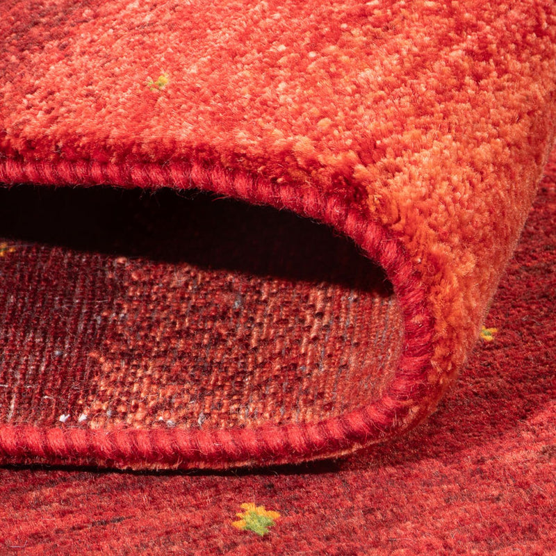 Gabbeh Rug - Loribaft Perser - 208 x 157 cm - light red