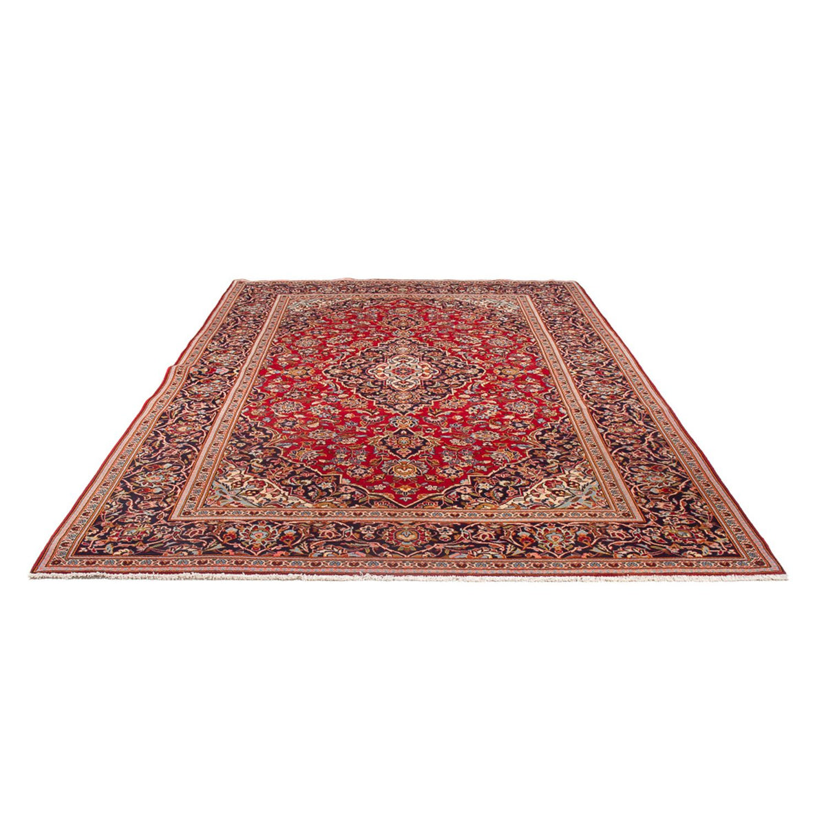 Perser Rug - Keshan - 307 x 203 cm - red