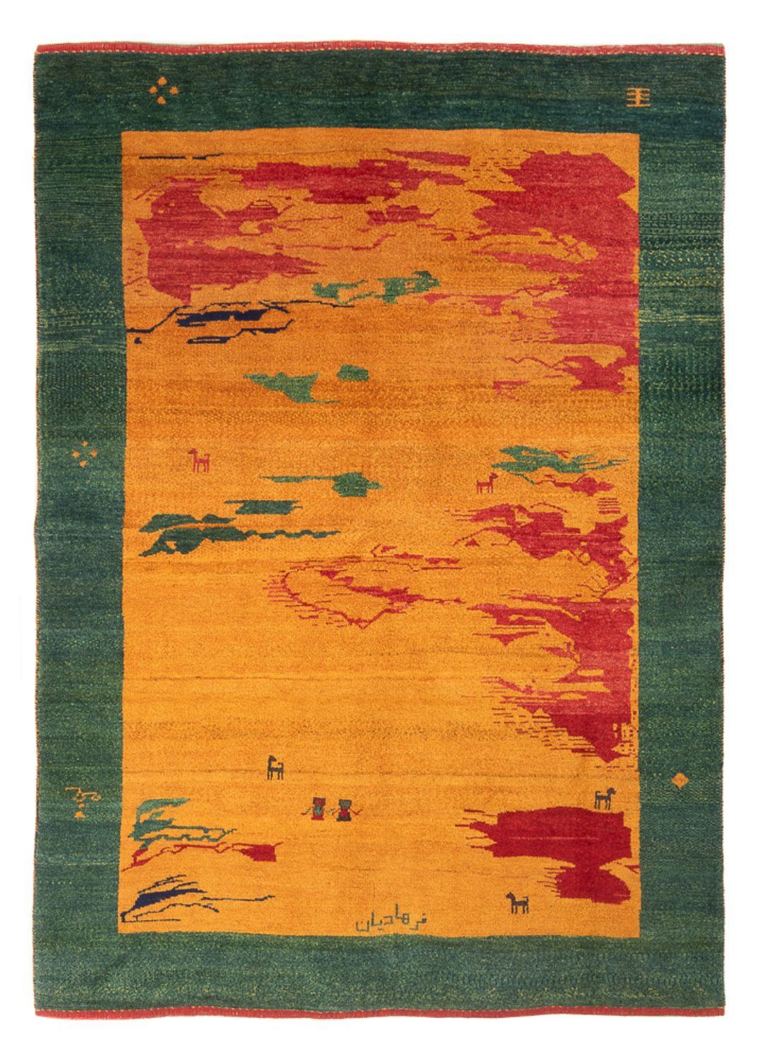 Gabbeh Rug - Perser - 207 x 163 cm - multicolored