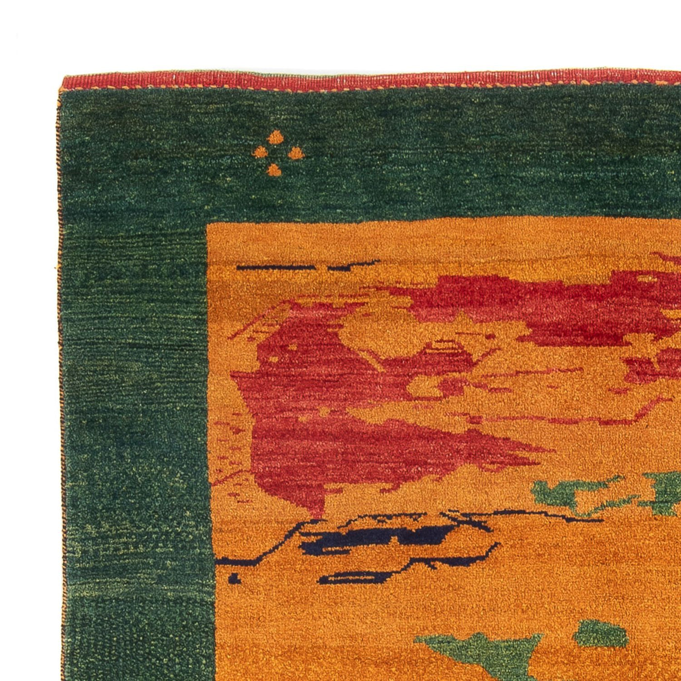 Gabbeh Persian Rug 207x163cm - Perserteppich Wollteppich