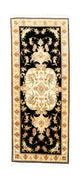 Runner Perser Rug - Tabriz - Royal - 191 x 72 cm - black
