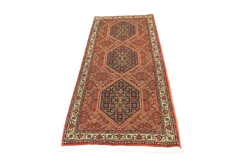 Runner Perser Rug - Bidjar - 198 x 74 cm - red
