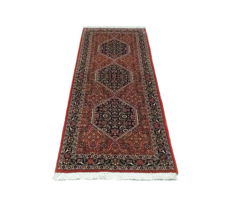 Runner Perser Rug - Bidjar - 172 x 62 cm - red