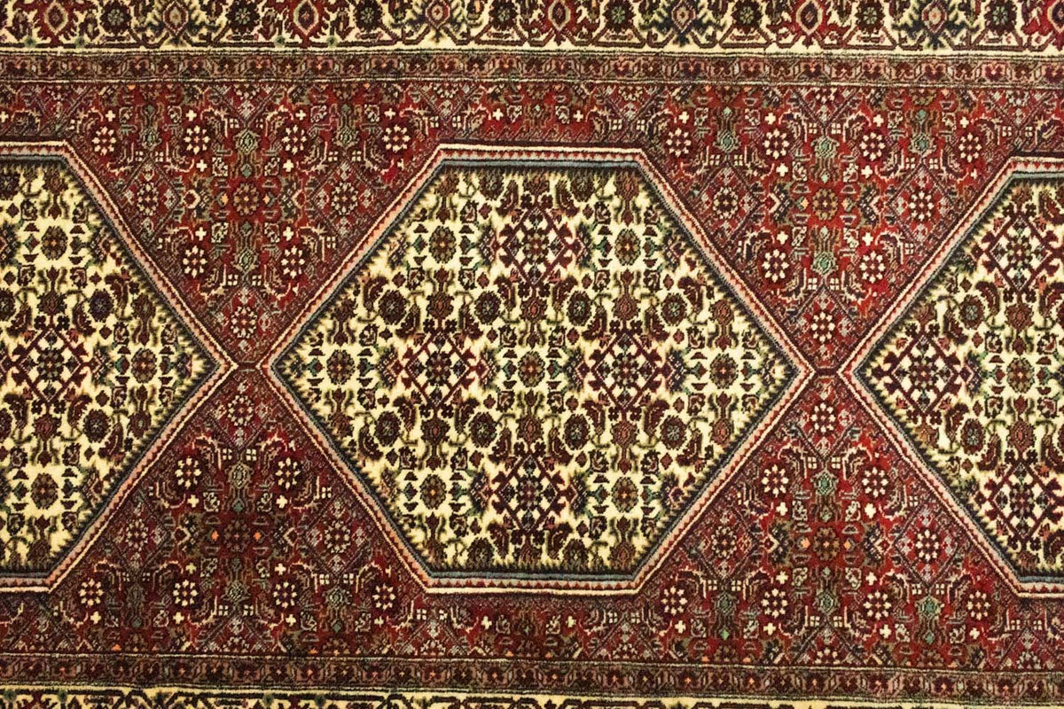 Runner Perser Rug - Bidjar - 200 x 89 cm - red