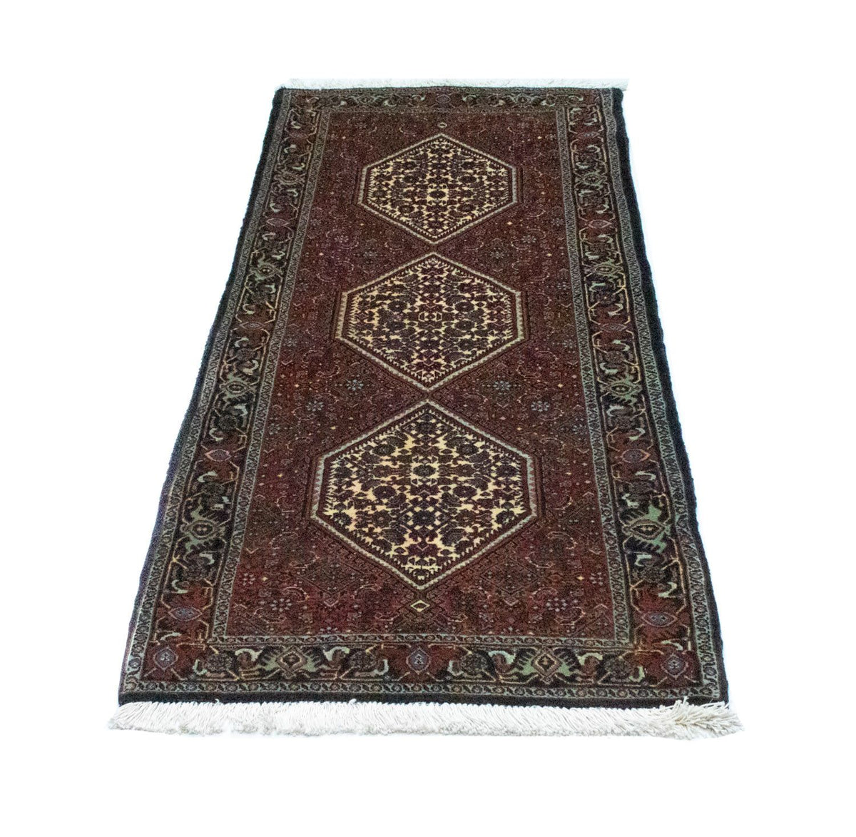Runner Perser Rug - Bidjar - 185 x 64 cm - red