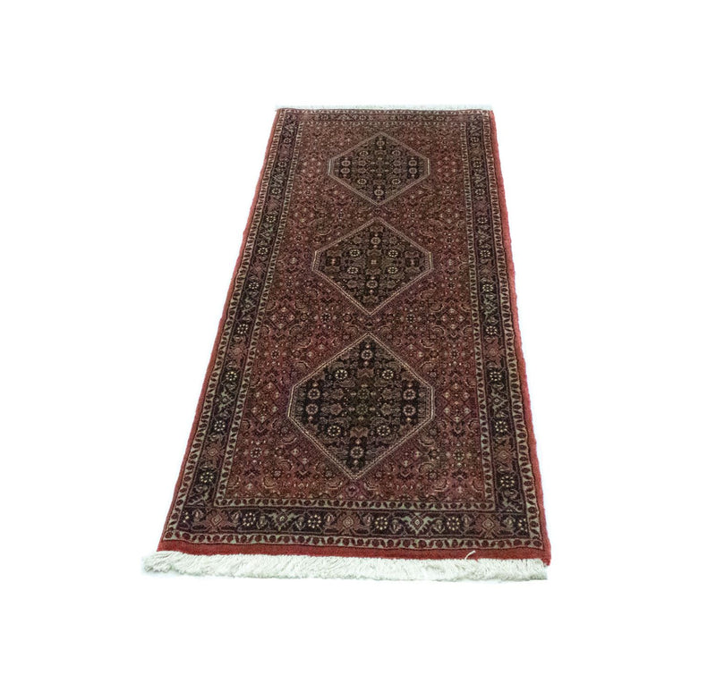 Runner Perser Rug - Bidjar - 165 x 62 cm - red