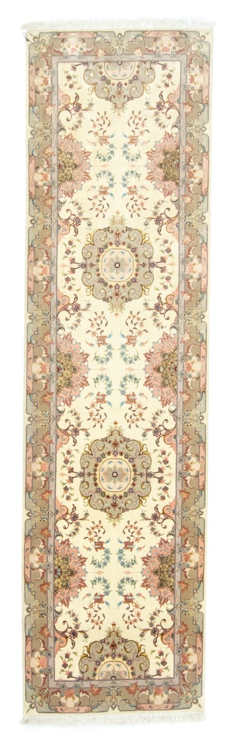 Runner Perser Rug - Tabriz - 339 x 91 cm - beige
