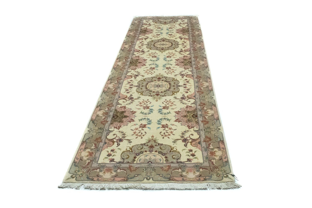 Runner Perser Rug - Tabriz - 339 x 91 cm - beige