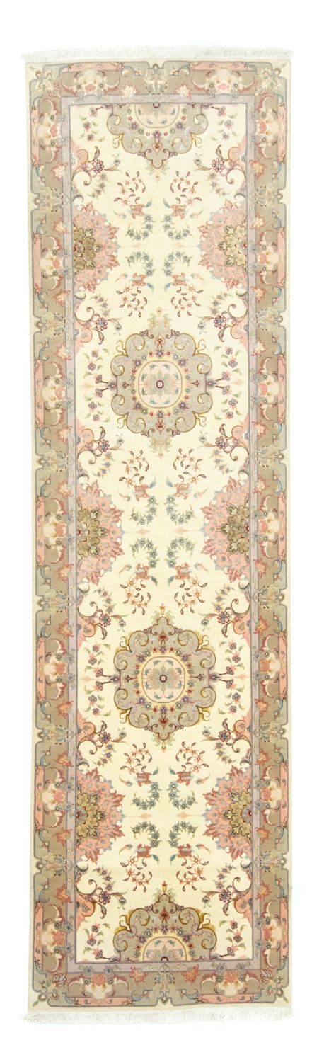 Runner Perser Rug - Tabriz - 337 x 90 cm - beige