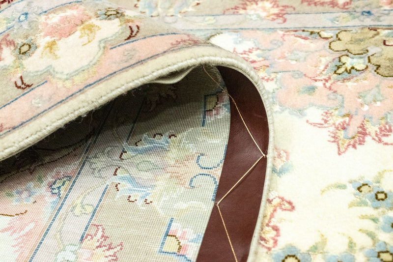 Runner Perser Rug - Tabriz - 337 x 90 cm - beige