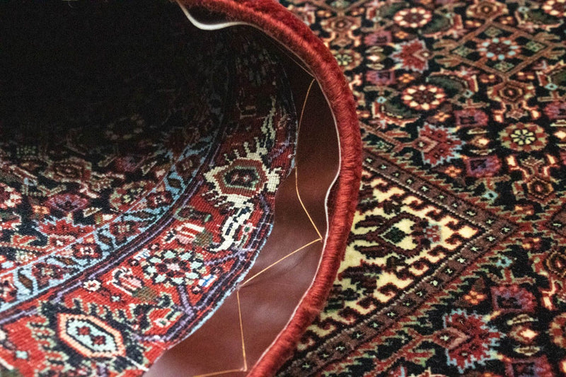 Runner Perser Rug - Bidjar - 294 x 83 cm - blue