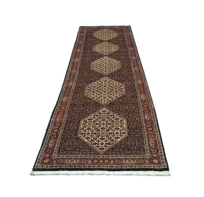 Runner Perser Rug - Bidjar - 327 x 83 cm - black