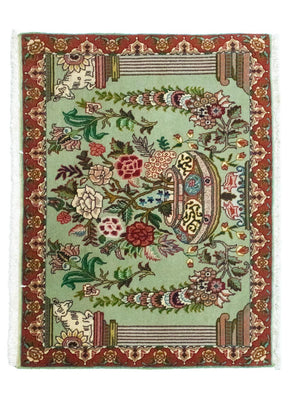 Perser Rug - Tabriz - Royal - 83 x 62 cm - green