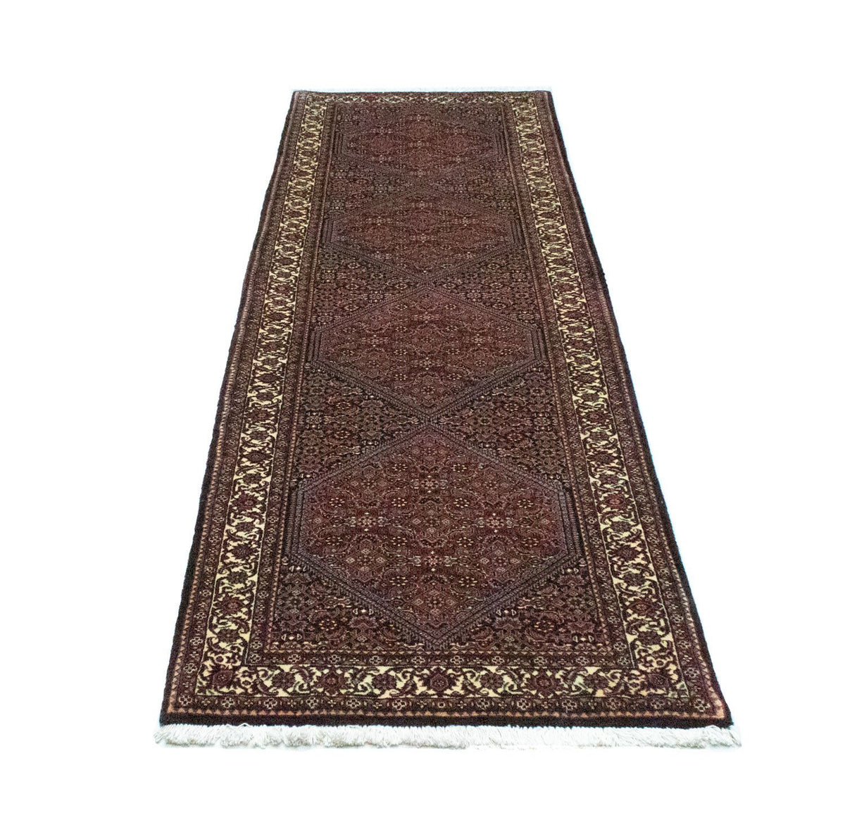 Runner Perser Rug - Bidjar - 252 x 79 cm - blue