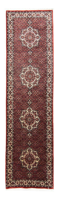 Runner Perser Rug - Bidjar - 340 x 88 cm - red