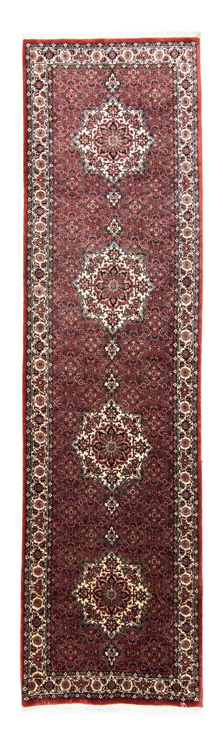 Runner Perser Rug - Bidjar - 340 x 88 cm - red
