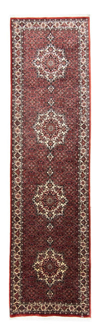 Runner Perser Rug - Bidjar - 340 x 88 cm - red