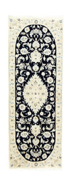 Nain Rug 70x203cm - Persian Rugs - Runner / Dark Blue / 70 x 203 cm Runner