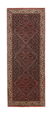 Runner Perser Rug - Bidjar - 216 x 85 cm - dark red