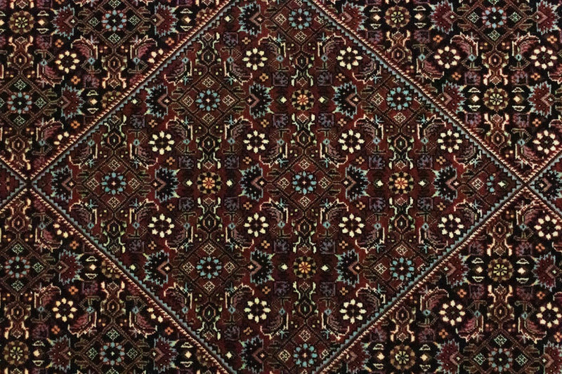 Runner Perser Rug - Bidjar - 216 x 85 cm - dark red