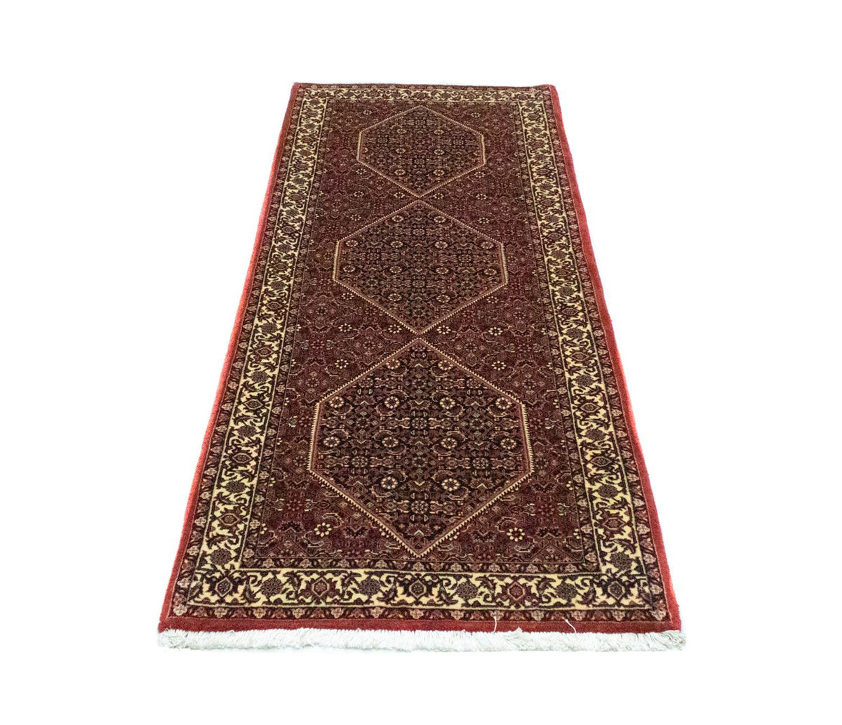 Runner Perser Rug - Bidjar - 195 x 75 cm - red