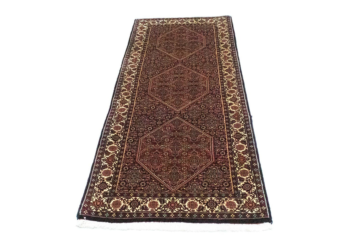 Runner Perser Rug - Bidjar - 200 x 75 cm - red