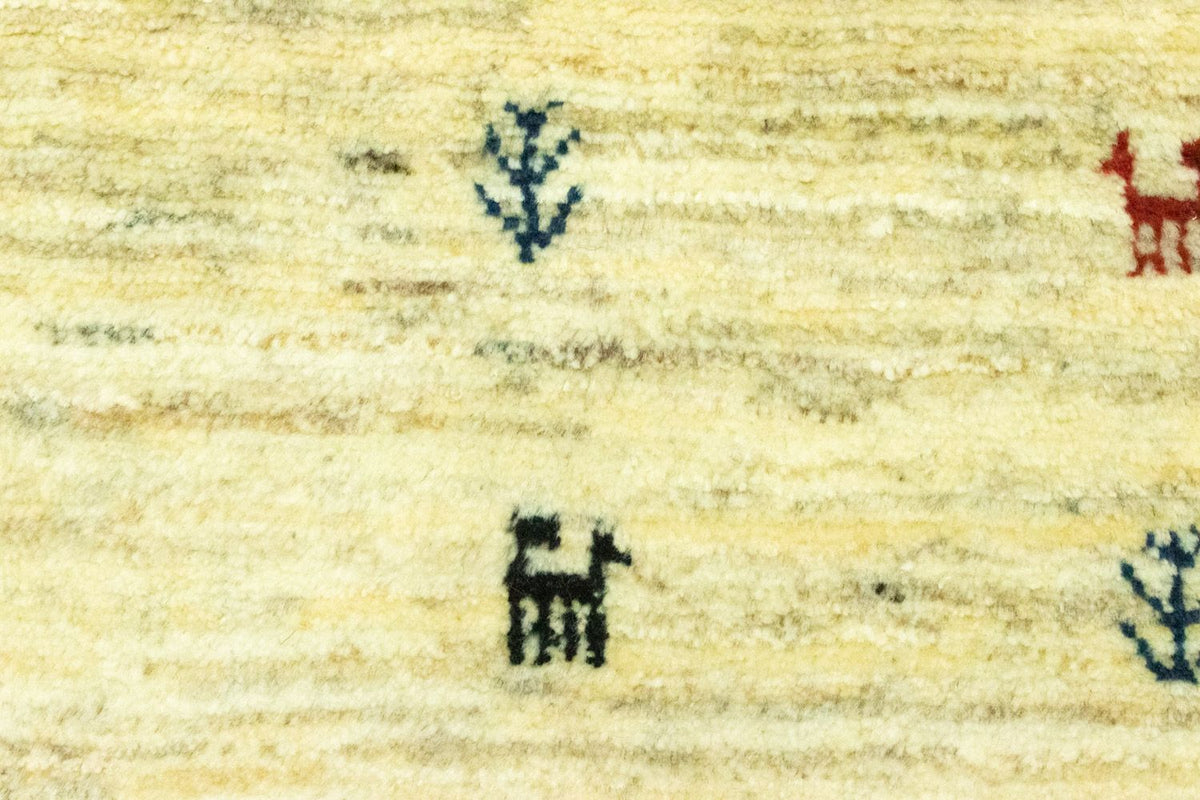 Runner Gabbeh Rug - Perser - 219 x 75 cm - beige