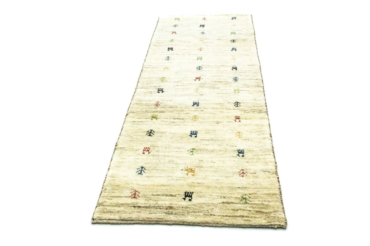 Runner Gabbeh Rug - Perser - 219 x 75 cm - beige
