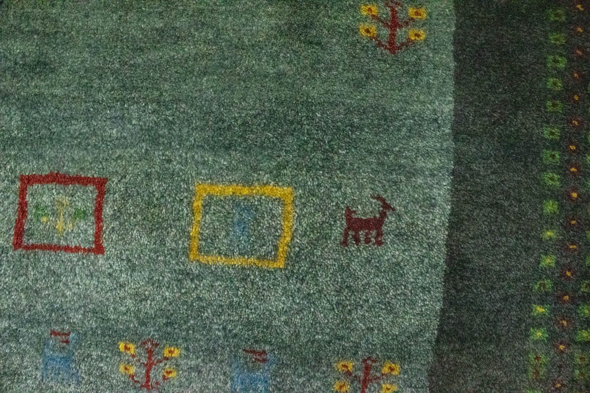 Gabbeh Rug - Perser - 195 x 142 cm - grey