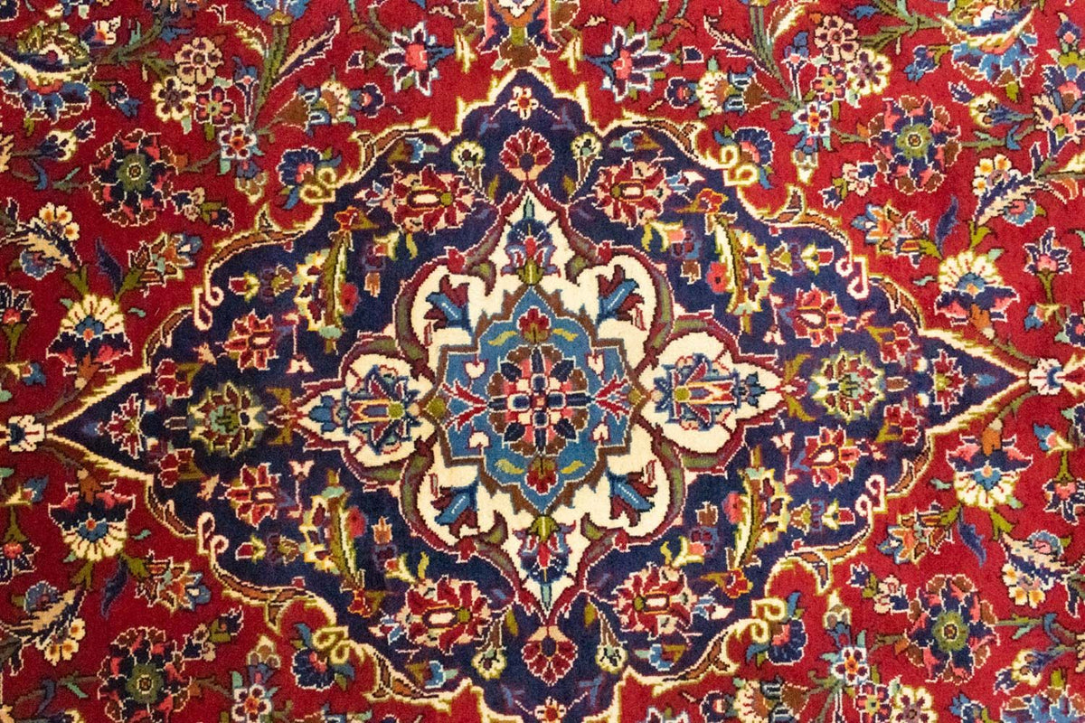 Perser Rug - Keshan - 350 x 245 cm - red