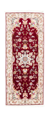 Runner Perser Rug - Tabriz - Royal - 200 x 83 cm - red