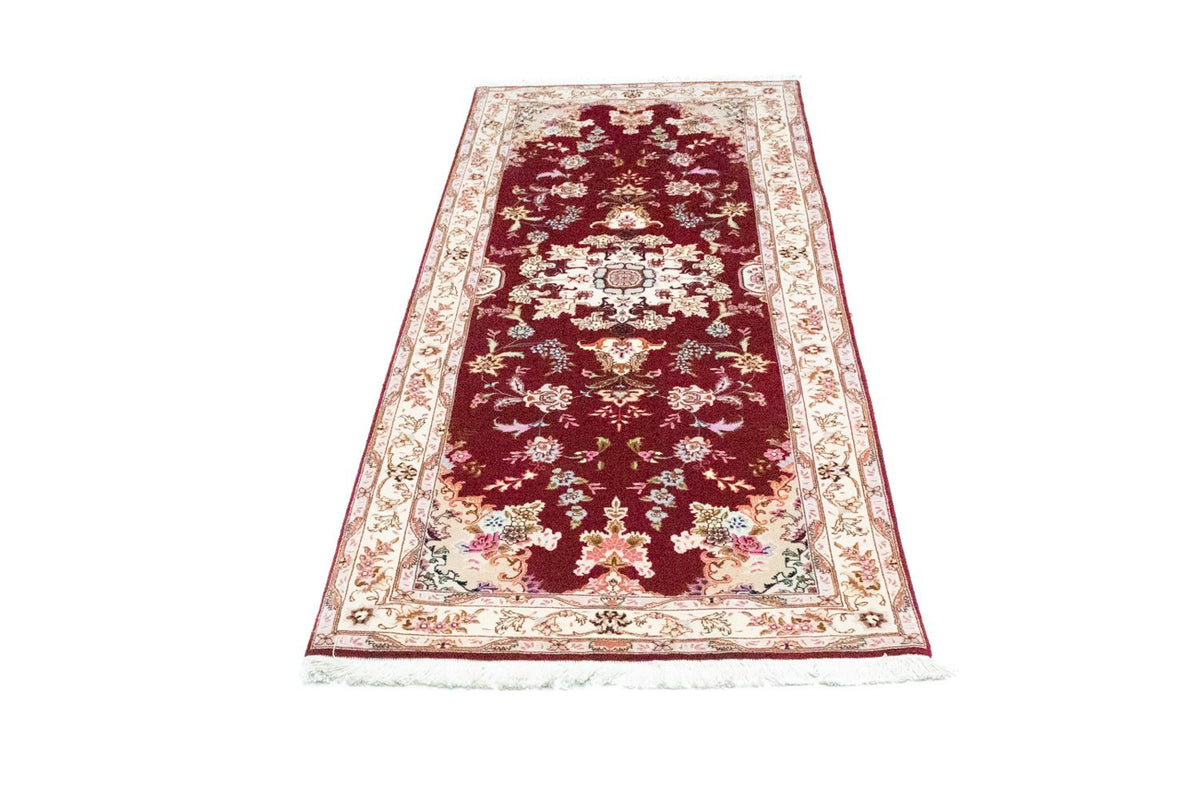 Runner Perser Rug - Tabriz - Royal - 200 x 83 cm - red