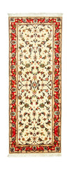 Tabriz - 50 Raj Rug 80x210cm - Persian Rugs - Runner / Beige / 80 x 210 cm Runner