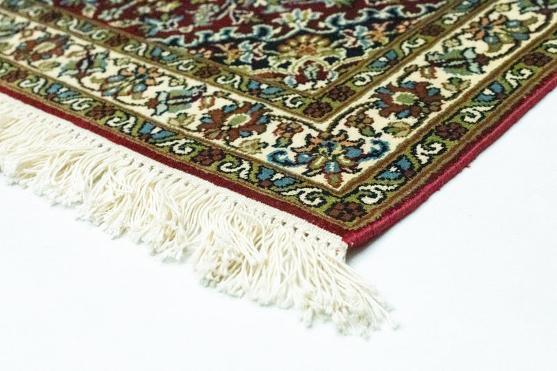 Silk Rug - Kashmir Silk - 95 x 63 cm - red