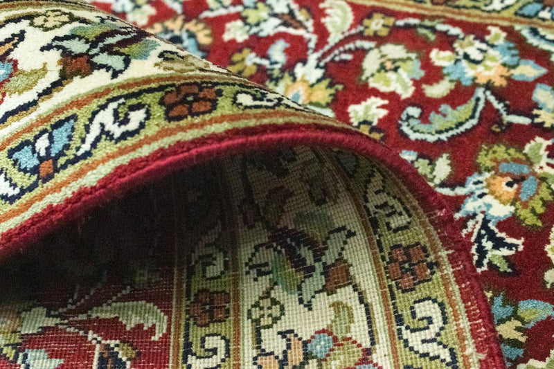 Silk Rug - Kashmir Silk - 95 x 63 cm - red