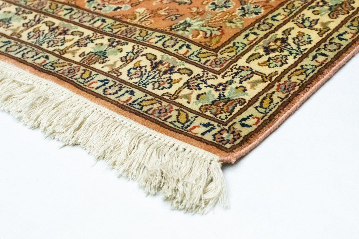 Silk Rug - Kashmir Silk - 95 x 61 cm - rust