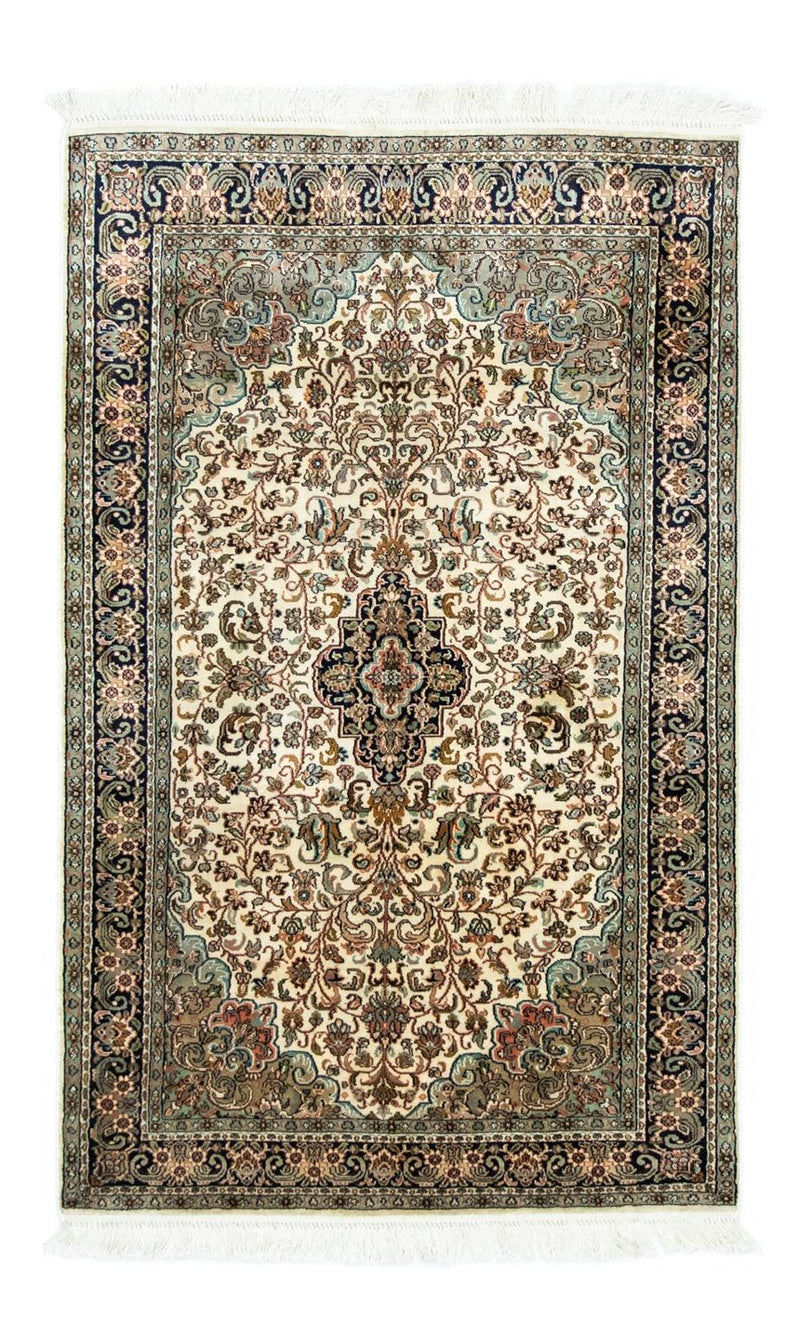 Silk Rug - Kashmir Silk - 150 x 95 cm - beige